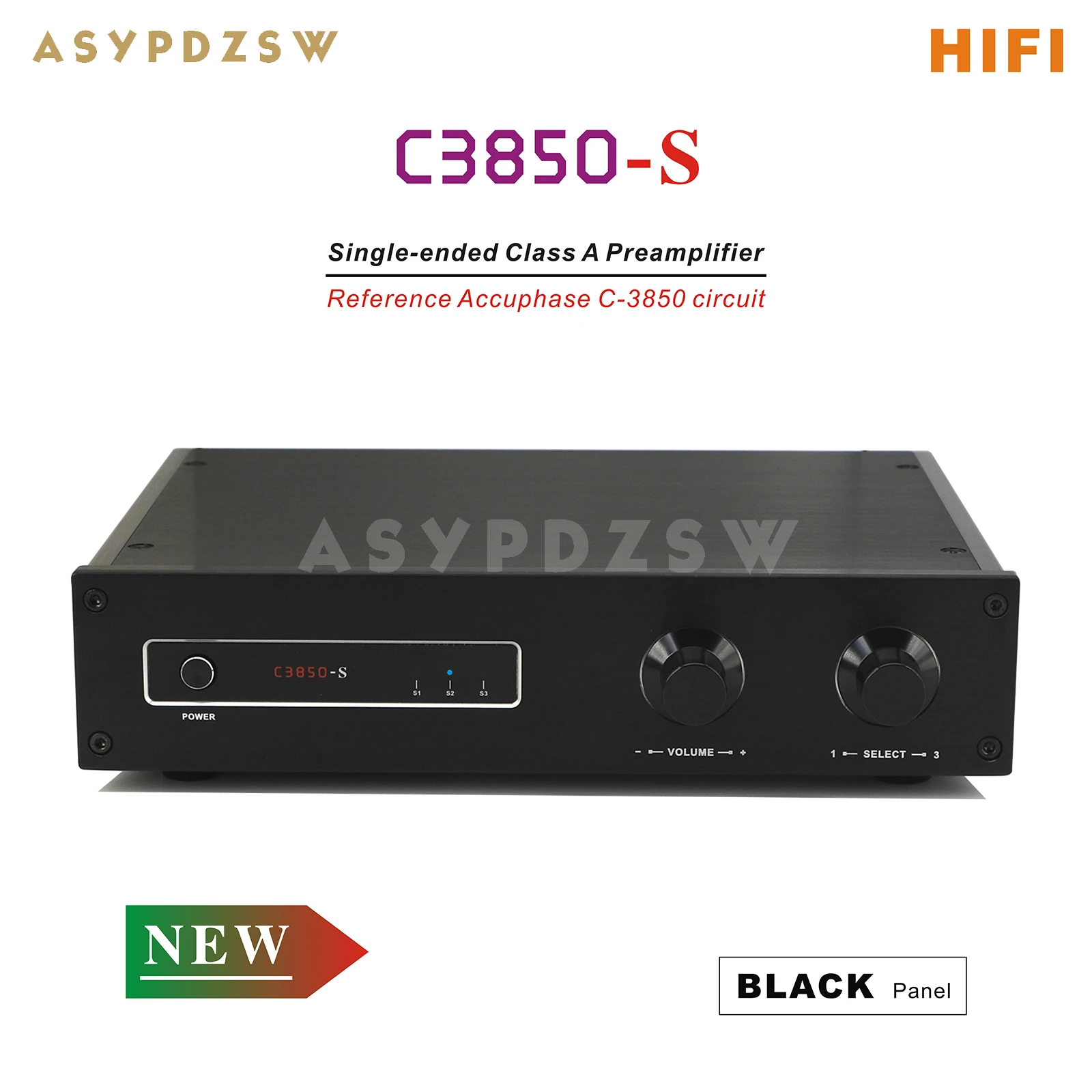 HIFI C3850-S Single-ended Class A Preamplifier With 3 Way RCA input Reference Accuphase C-3850