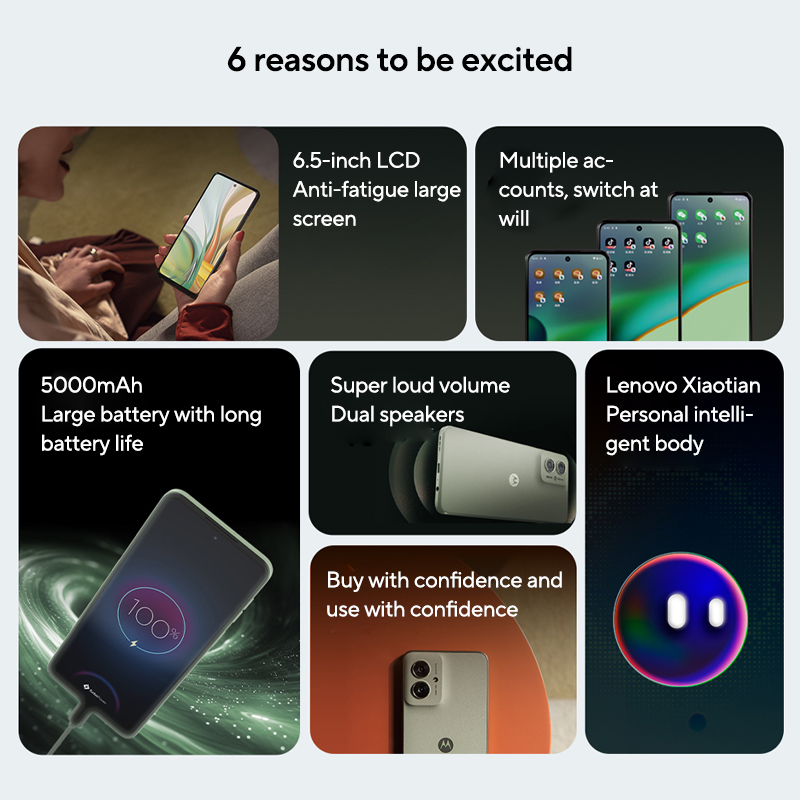 Motorola MOTO G55 Smartphone Original Global ROM 6.5-inch 120Hz Display MediaTek Dimensity 7025 CPU 256GB 50MP Cellphone