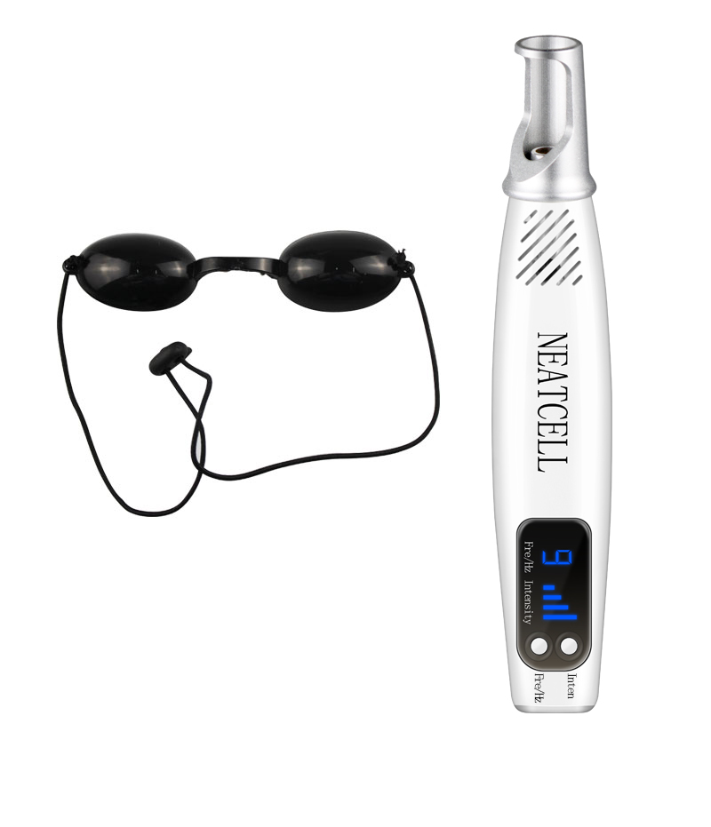 Ponteiro laser picosegundo para remoção de toupeira, remoção de manchas escuras, tatuagem caneta, acne, pigmento da pele, máquina portátil