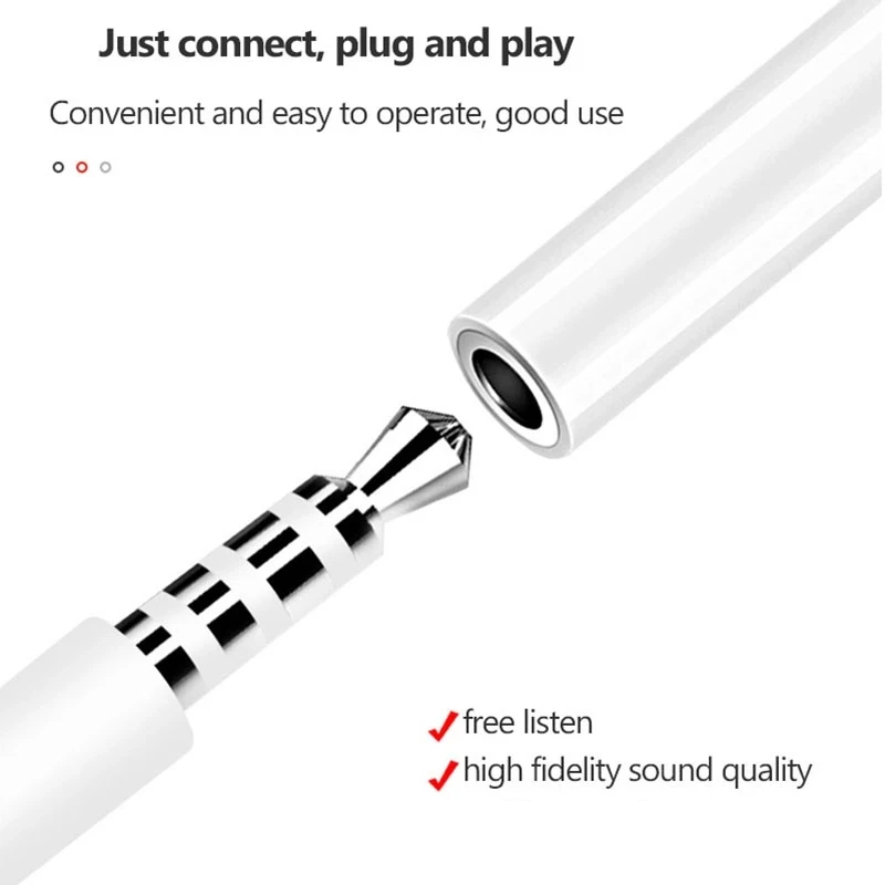 Adaptador de fone de ouvido original para apple iphone 14 13 12 11 pro aux divisor de áudio iluminação para adaptador de 3.5mm cabo jack de fone de ouvido