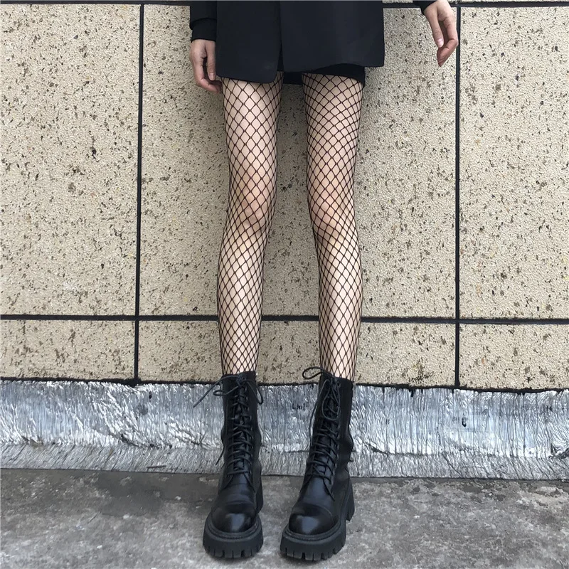 Ausverkauf_1 Paar schwarze Netzstrumpfhose für Damen, Frühling/Sommer, sexy lange Strümpfe im europäischen und amerikanischen Stil_Kontinuierliches Update