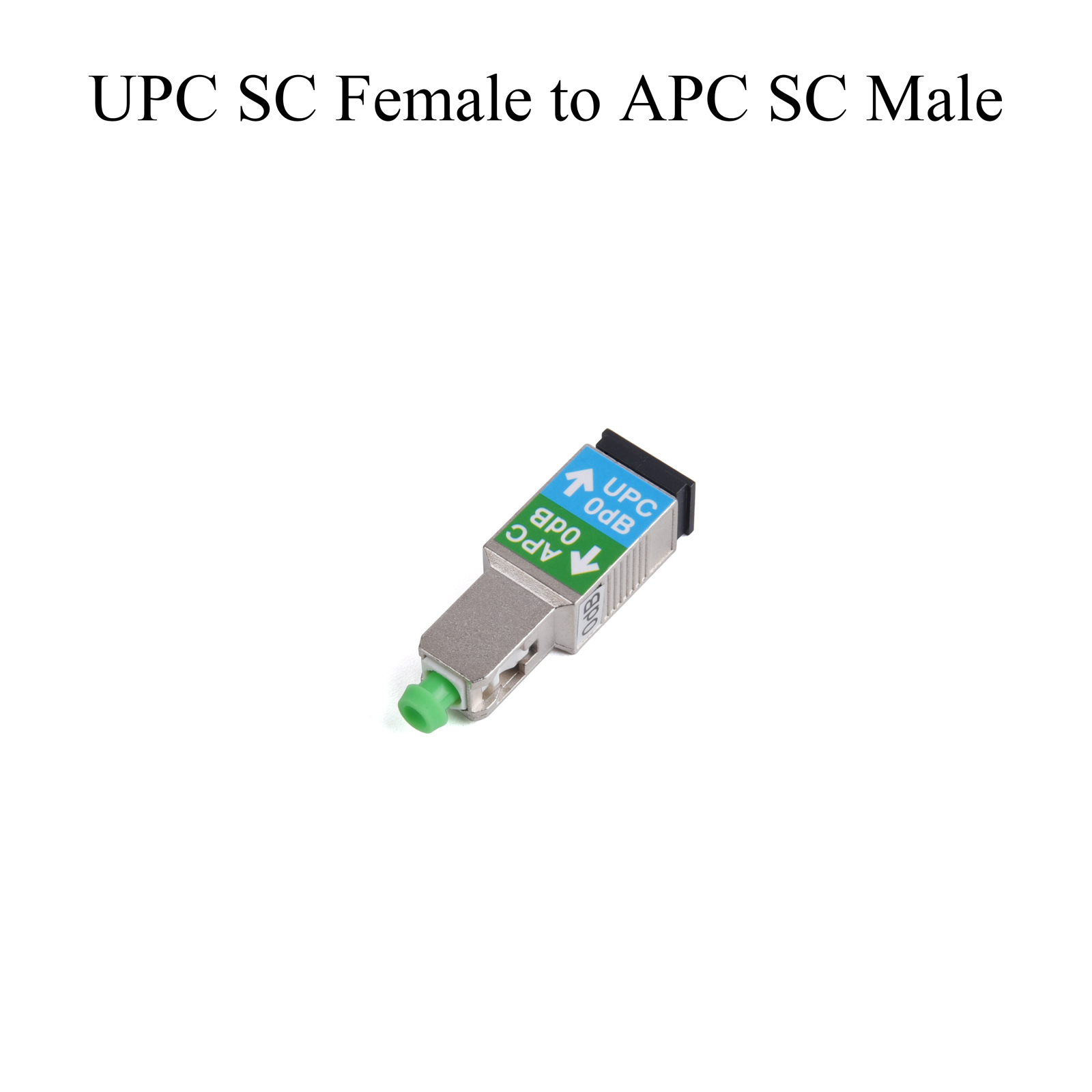 1PCS Fiber Optic Adapter APC/UPC SC FC Stecker auf APC/UPC SC FC Weibliche 0dB Abschwächer Single-modus 1200nm-1600nm Stecker