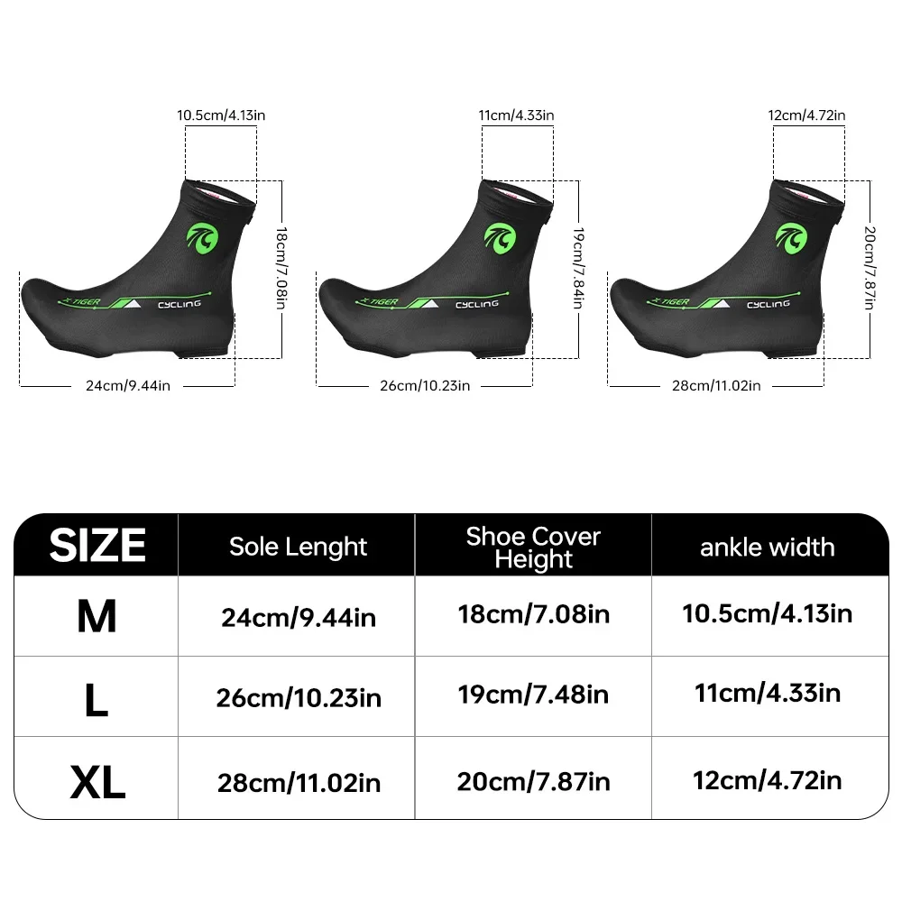 X-TIGER professionnel vtt cyclisme couvre-chaussures séchage rapide unisexe chaussures de vélo de montagne course vélo couvre-chaussures
