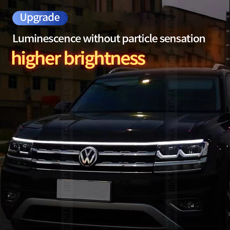 Strip lampu LED siang hari untuk NISSAN ALTIMA MAXIMA MICRA PULSAR Qashqai SENTRA PHY 12V Scan mulai kap mobil lampu