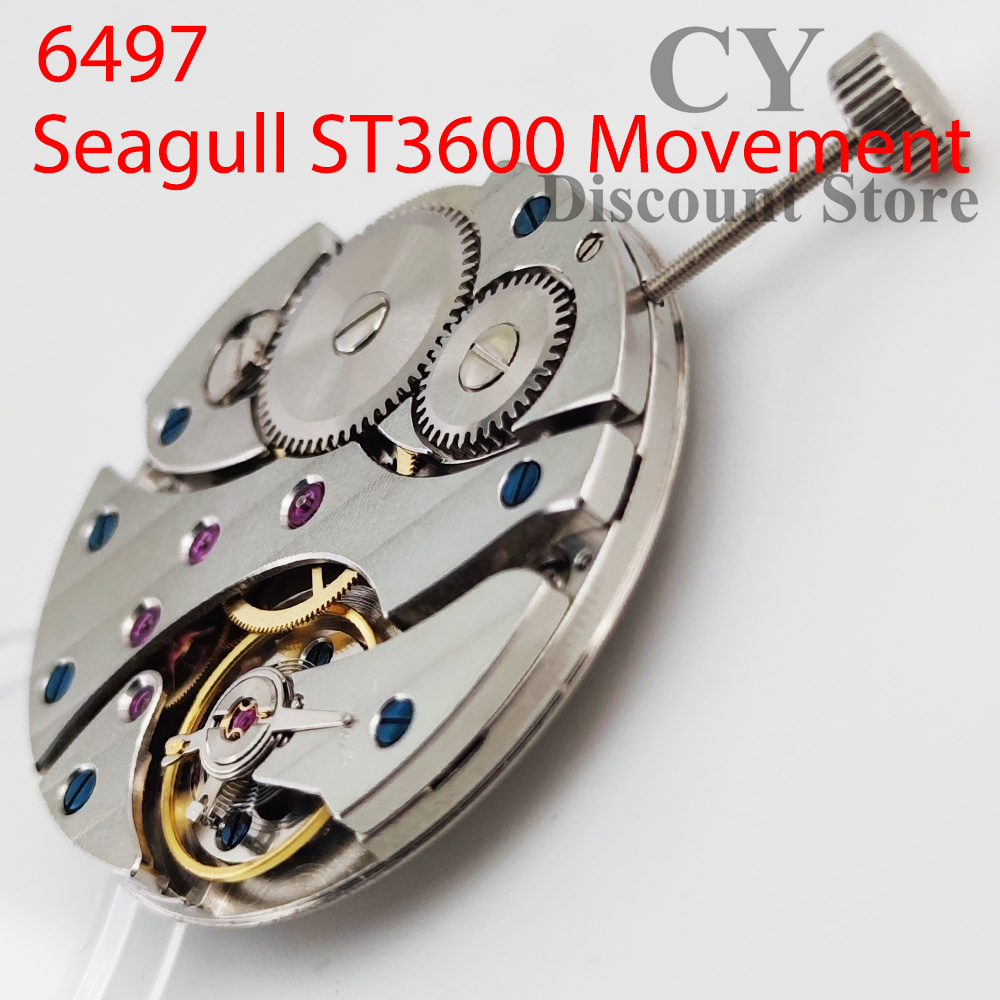 Seagull ST3600 機械式ムーブメント高精度 17 宝石交換 ETA 6497 ムーブメントメンズ腕時計腕時計メンズ