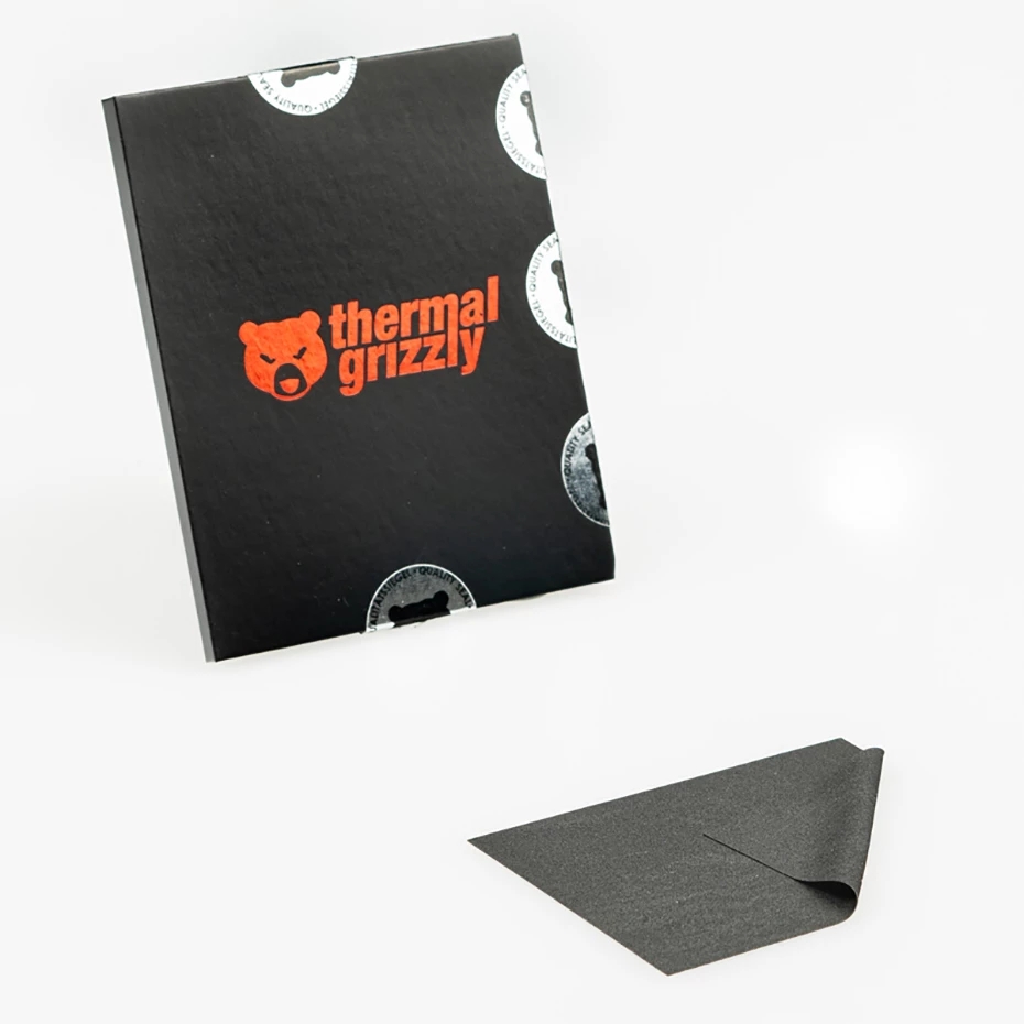Podkładka termiczna Thermal Grizzly Carbonaut 0,2 mm Carbon Nieklejąca, elastyczna podkładka termiczna wielokrotnego użytku CPU/GPU/PS4/płyta główna