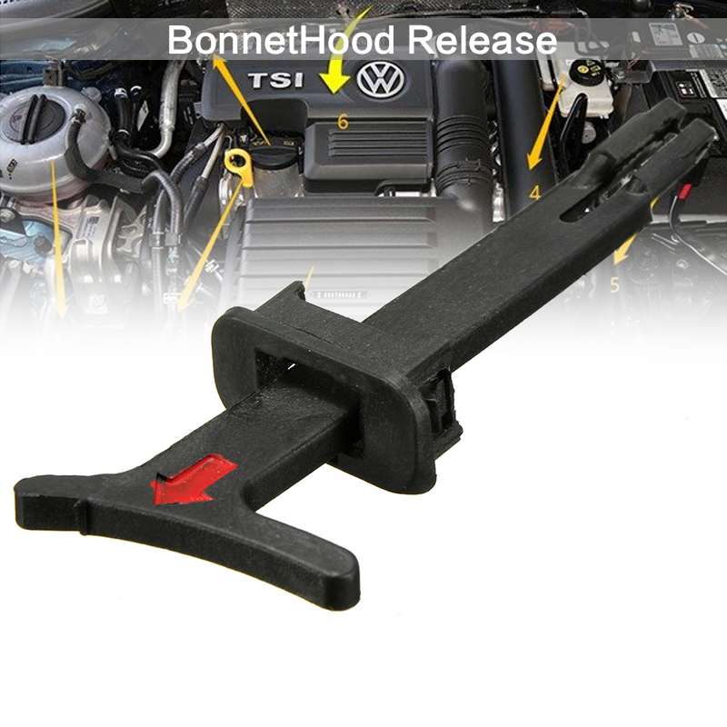 2x 1J 0823593 C ボンネットフードリリースハンドルロッドプルキャッチクリップ VW ボーラ MK4 ゴルフ 1998 1999 2000 2001 2002-2006