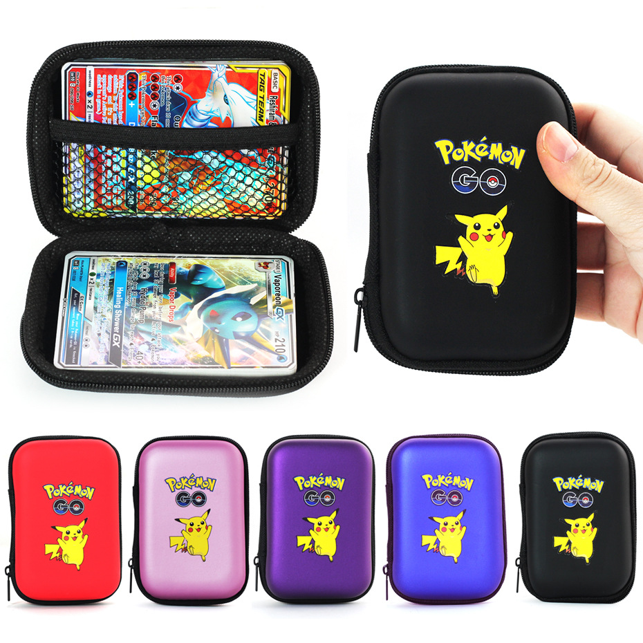Caja de cartas de Pokémon Gold Pikachu, cartas de juego doradas y plateadas en español/inglés/francés, Charizard Vmax Gx, regalo para niño