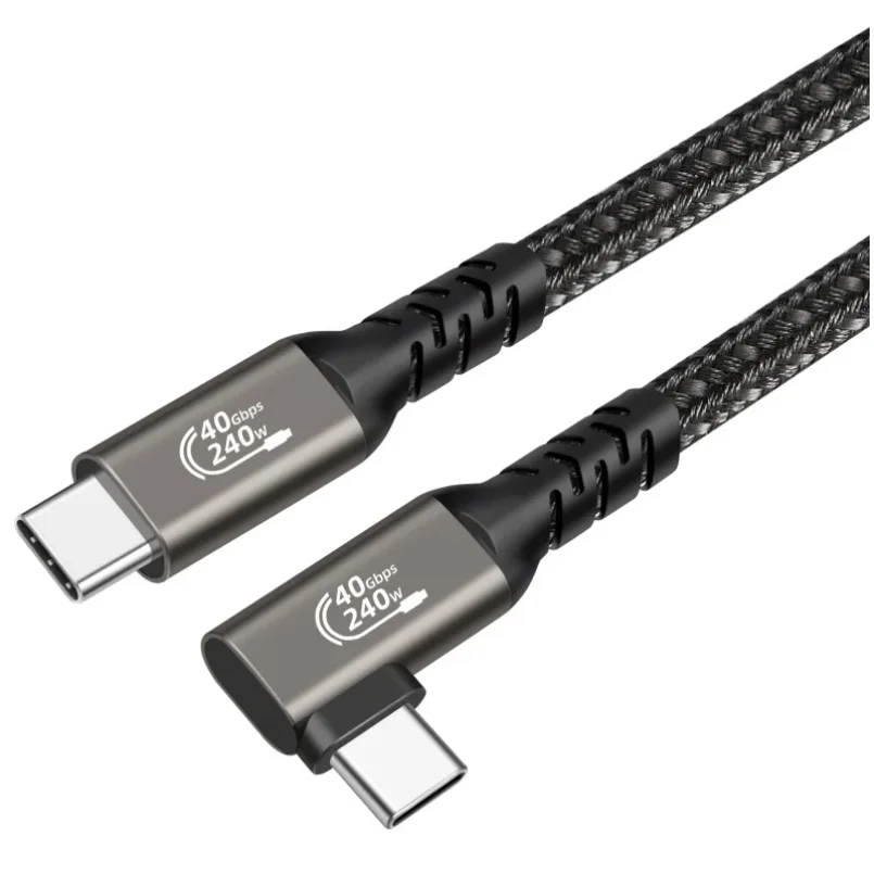 USB4 Kabel Thunderbolt 3/4 40 Gbit/s USB C 4K Videokabel PD240W Schnellladegerät für M1 MacBook Pro Festplatte USB4.0 Gen3 Datenkabel