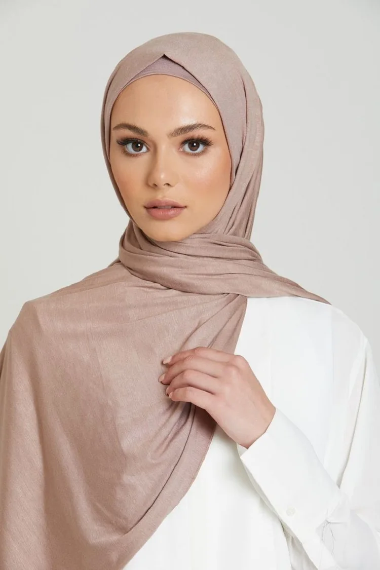Poliésterjersey hijabs cachecol para mulheres muçulmanas xale elástico fácil hijabs modal hijab cachecóis lenço mulher africana turbante