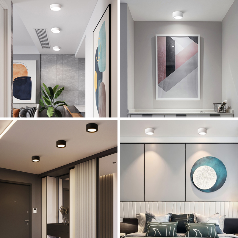 Spot LED Decken leuchte 220V Aufputz Down light LED Innen beleuchtung für Wohnzimmer Küche Decken leuchte LED Spotlight