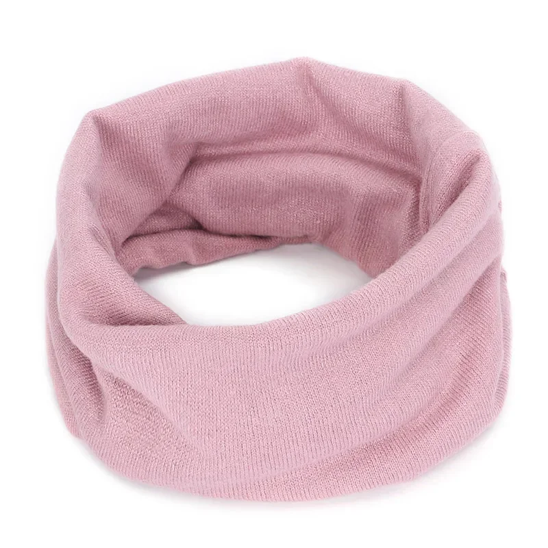 Nuova sciarpa invernale in cashmere per neonate ragazze bambini sciarpe lavorate a maglia silenziatori elastici unisex bambini autunno sciarpa per bambini all'uncinetto