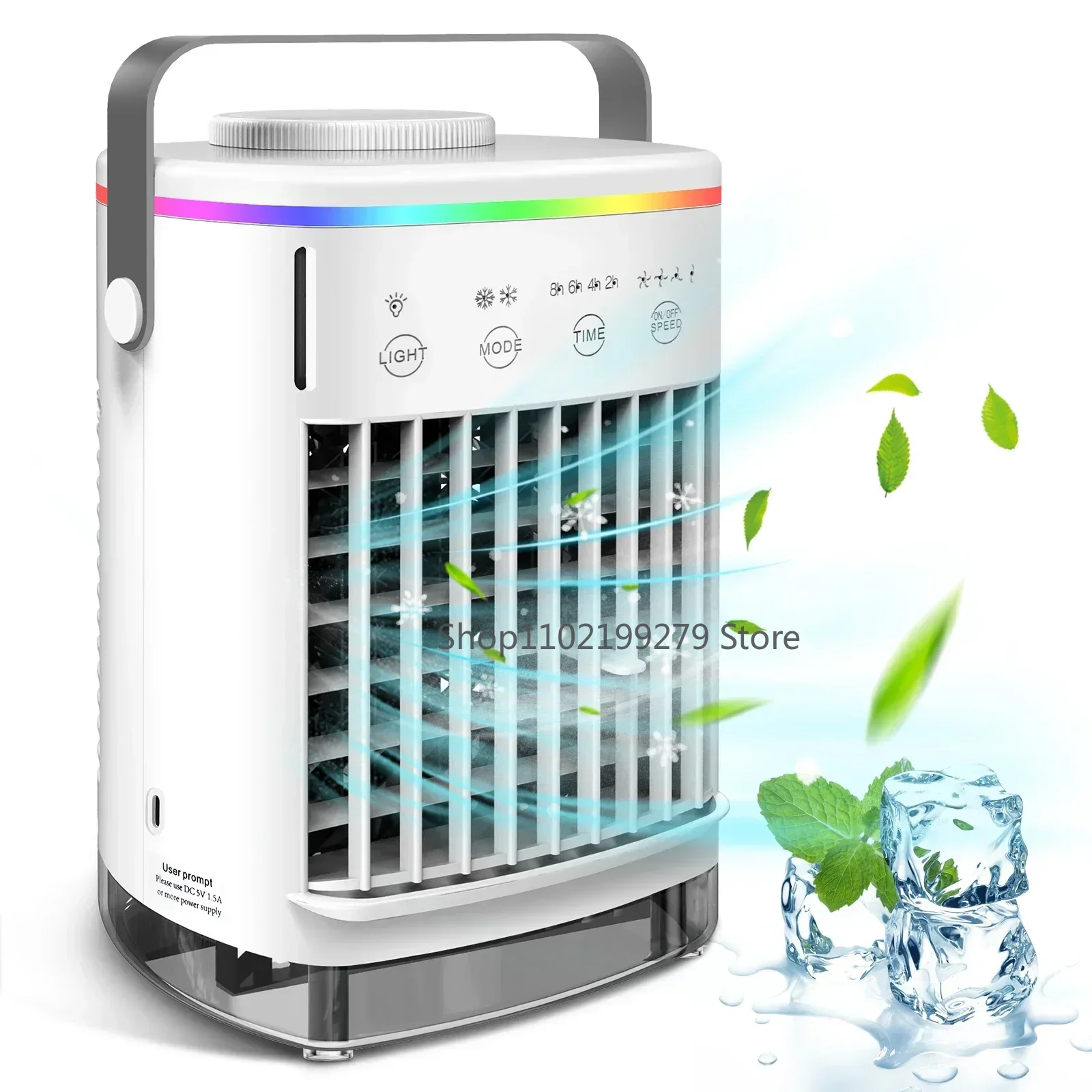 Mini Klimaanlage Lüfter Multi-funktion USB Neue Haushalt Tragbare Klimaanlage Luftbefeuchter Starken Wind