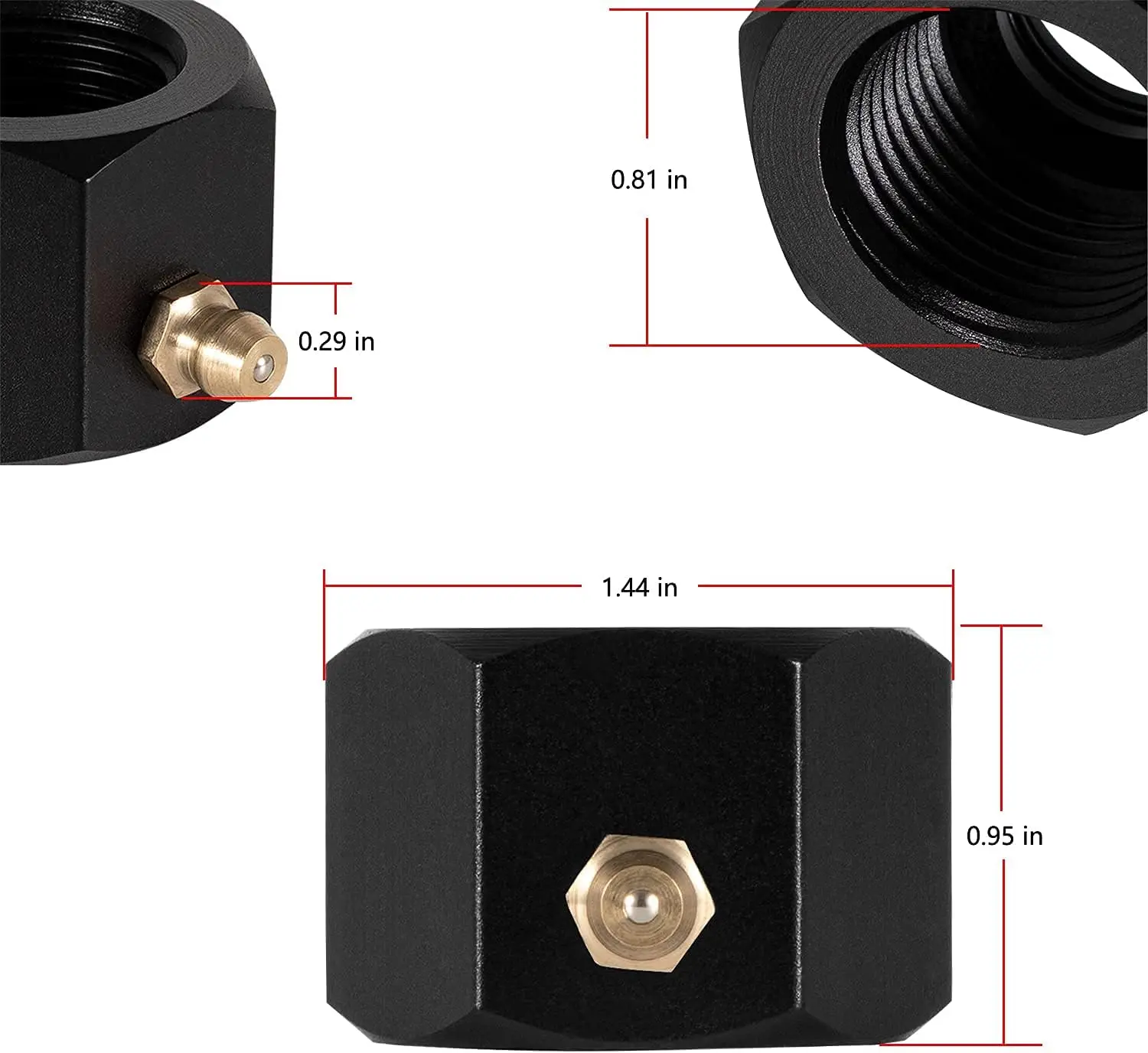 TM Marine Lenkrohr Kabelfettmutter, Kabelschmierwerkzeug Boot Lenkkabel Fettanschlüsse für OMC 2861 FSM068