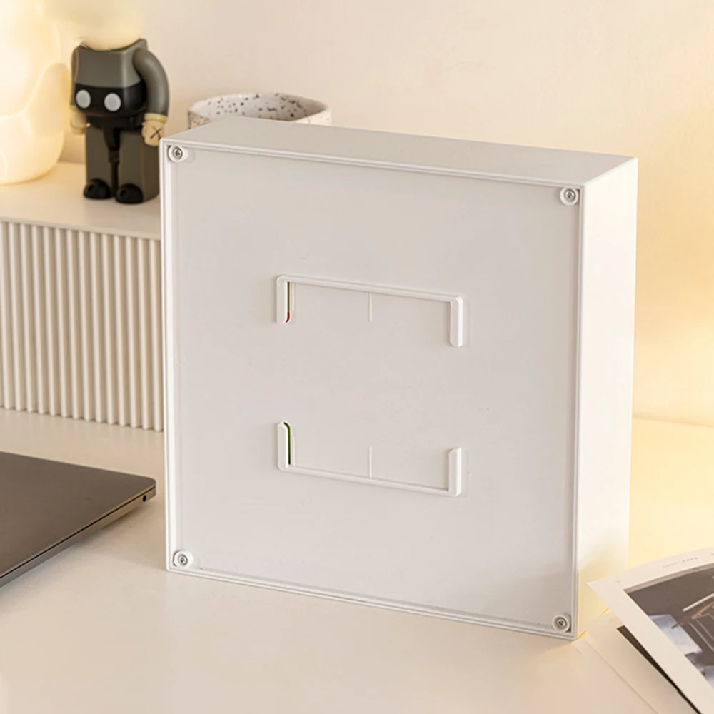 Wall Mounted Multi Style Blind Box Storage Rack Magnetic Suction Bubble Mart Figurine Display Cabinet Dustproof Doll Storage Box