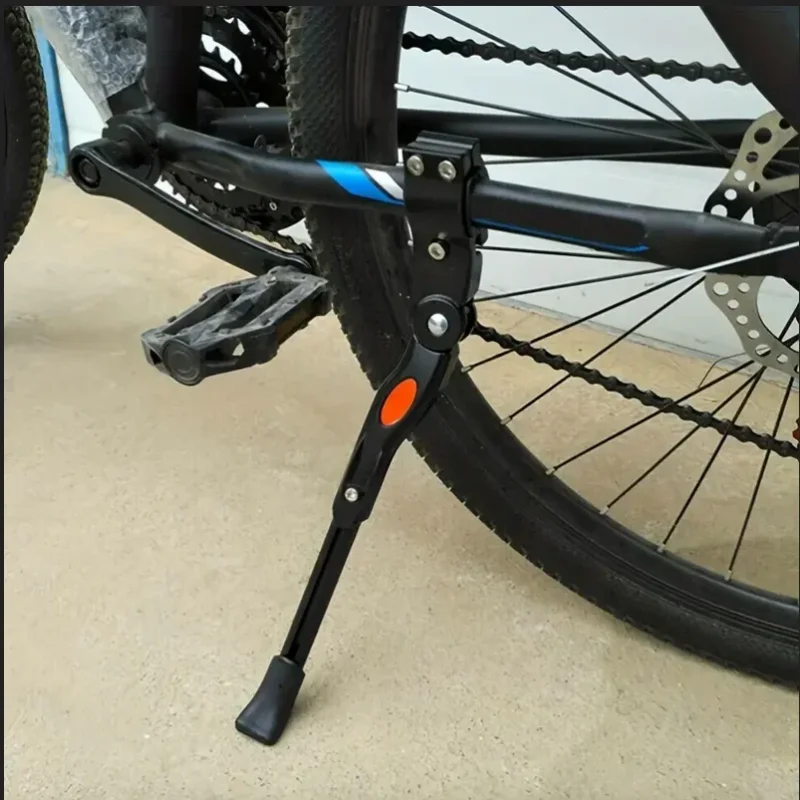 Ständer aus Aluminiumlegierung, verstellbare Länge der Fahrrad-Hinterhalterung, MTB 26-Zoll-Fahrradseitenstütze