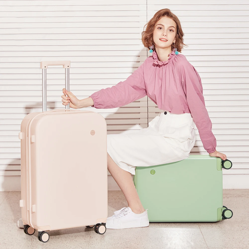 Mixi Frauen Gepäck PC Koffer Reise Trolley Männer Mute Spinner Räder Roll Gepäck TSA Schloss Handgepäck M9236