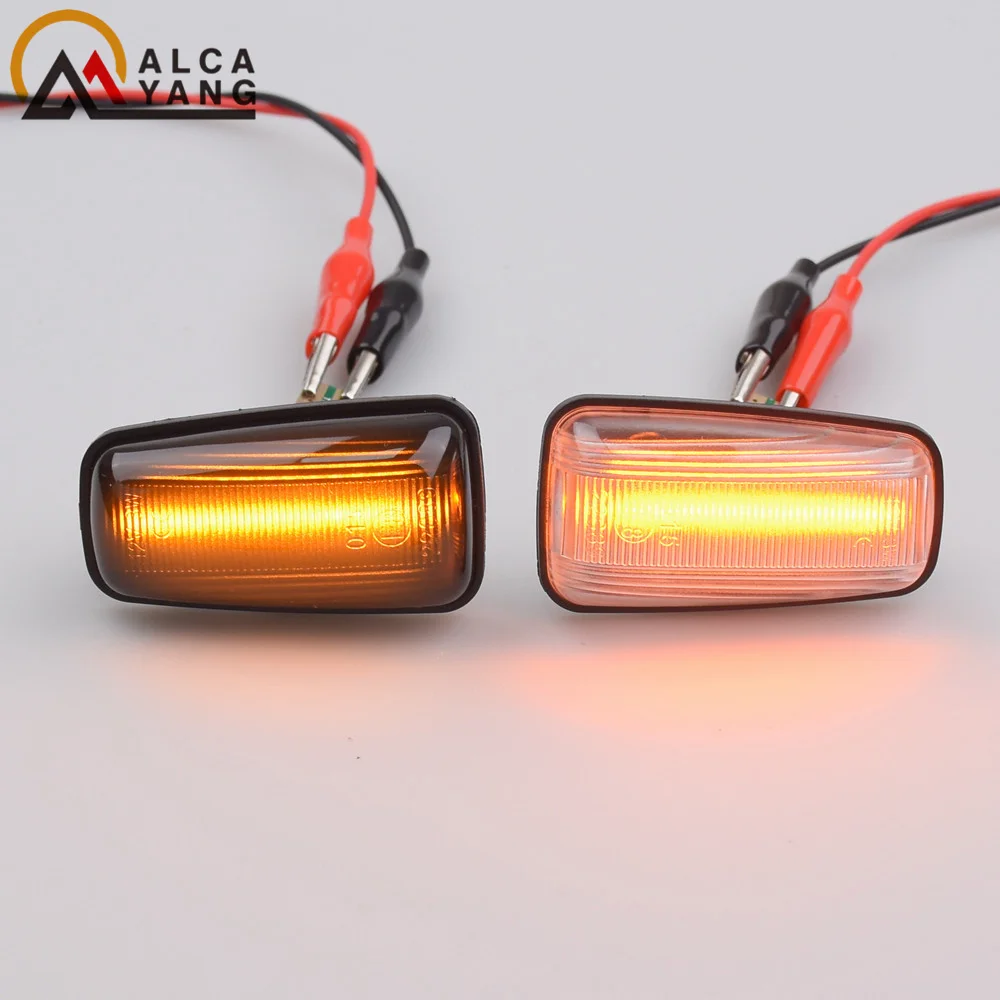 2x Cho Xe Đạp Peugeot 306 106 406 806 LED Năng Động Nhan Bên Bút Ánh Sáng Cho Chuyên Gia Đối Tác Đồng Hồ Berlingo Jumpy saxo Xantia