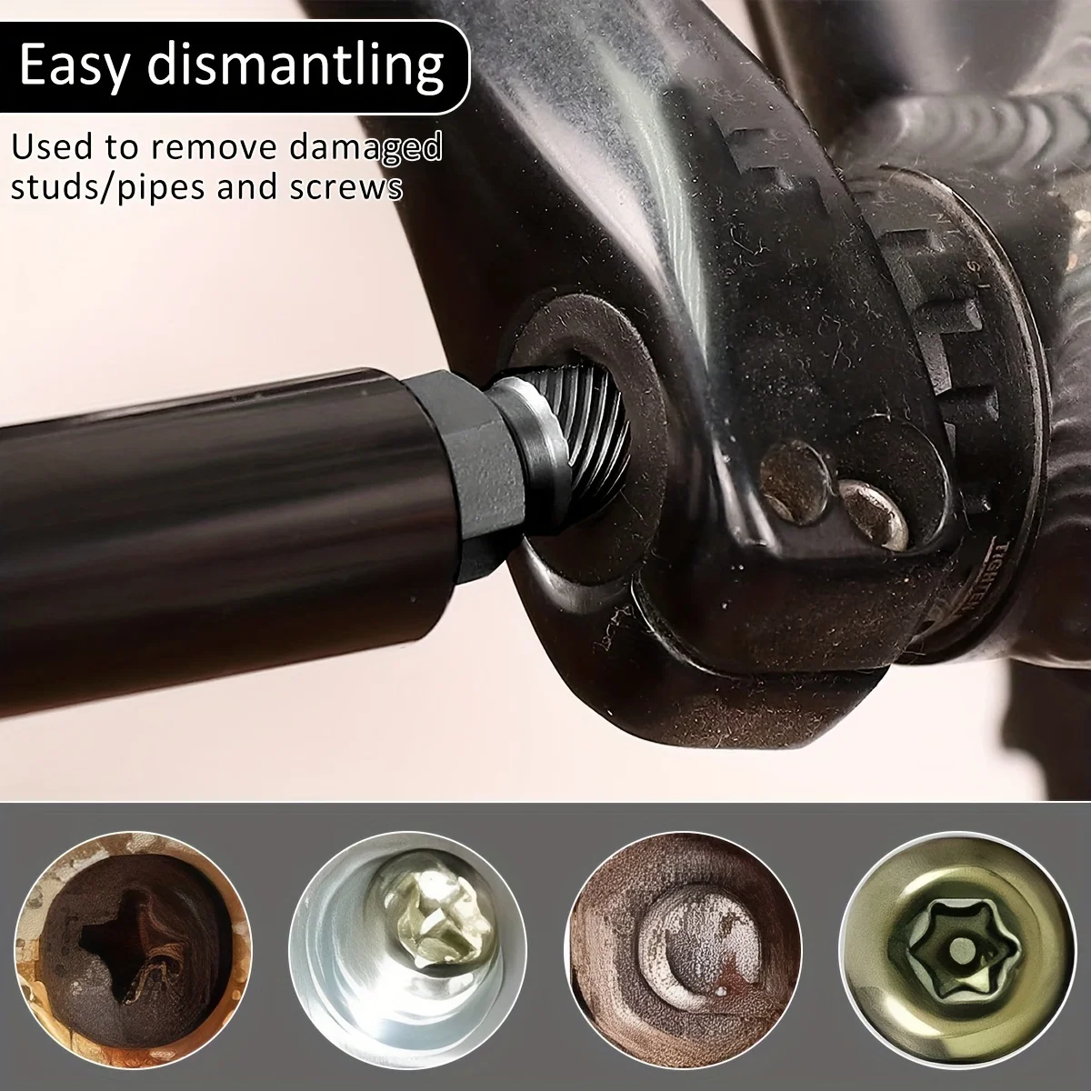 10 Stuks Schroef Extractor Kit Gelegeerd Staal Beschadigde Schroef Remover Set Metaal Easy Out Boor Bout Stud Multi-Spline Schroef Extractor