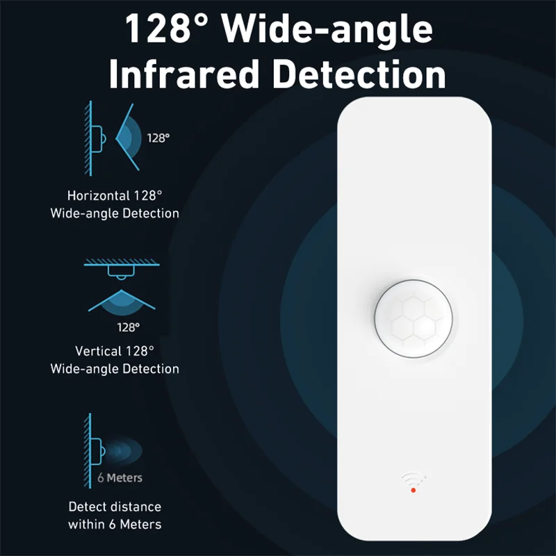 Tuya WiFi Zigbee PIR Датчик Движения Умный Дом Инфракрасный Детектор Человеческого Тела Работает С Alexa Google Home Для Безо...