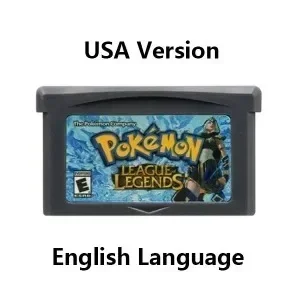 Pokemon Series GBA Game Cartridge 32 Bit Video Game Console Card FireRed Rocket Unbound Radical Red Gaia Quetzal for GBA