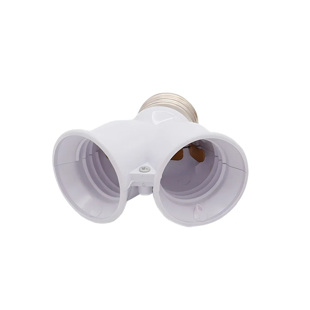 E27 1/2 cabezal de conversión bombilla enchufe creativo 2-e27 portalámparas extensor distribuidor convertidor enchufe