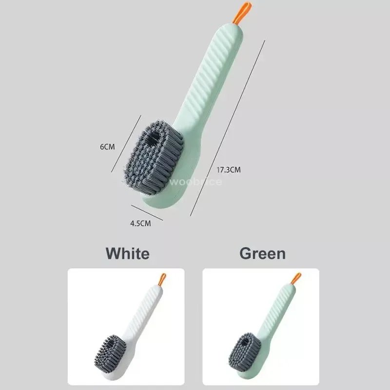 1pc Multi-funktion automatische spot schuh pinsel weiches haar hand druck hängen loch geeignet für kleidung teppich kunststoff griffe