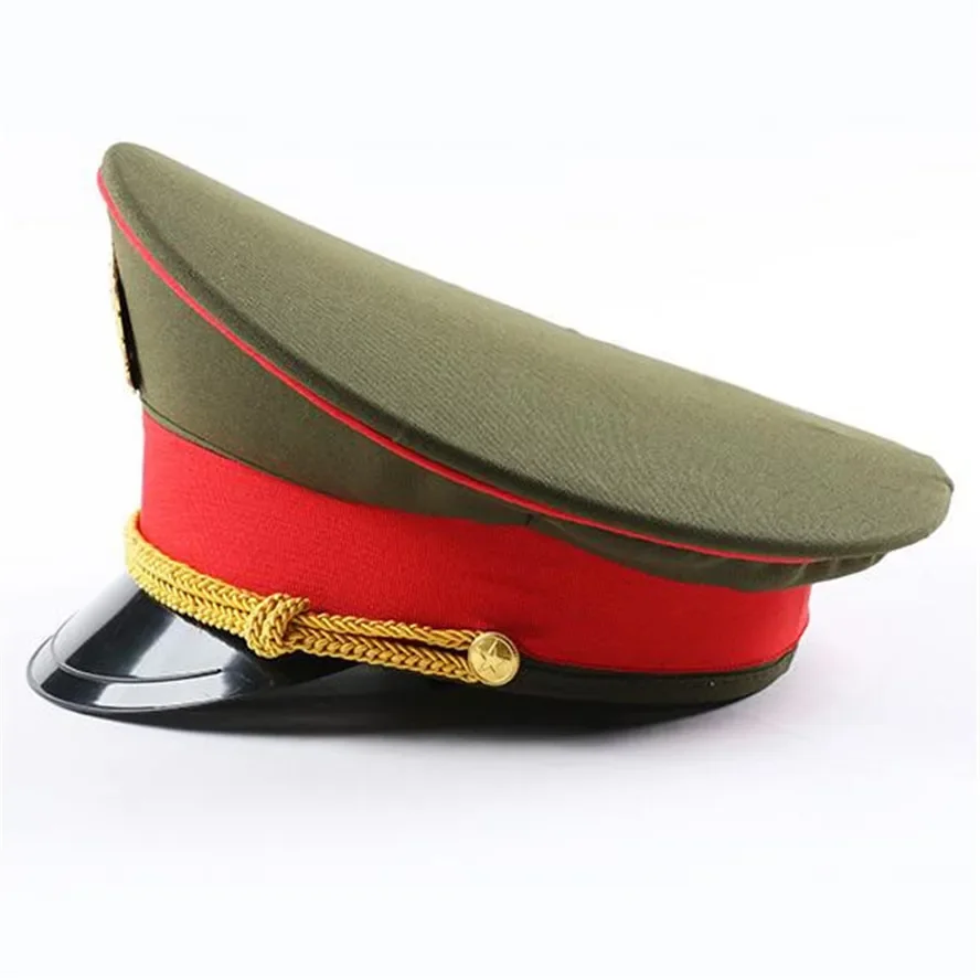 Britische Mode rot Performance Cap grün Militär Hut Frühling Armee Hüte weiß Kapitän Caps für Erwachsene Cosplay große Polizei Kappe
