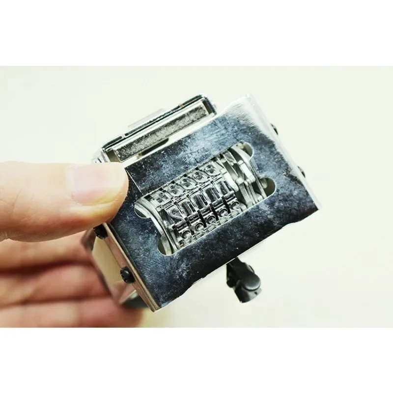 5-stellige automatische Nummeriermaschine, Typ 205, Codiermaschine, manuelle Pressnummernmaschine, einfach zu bedienen