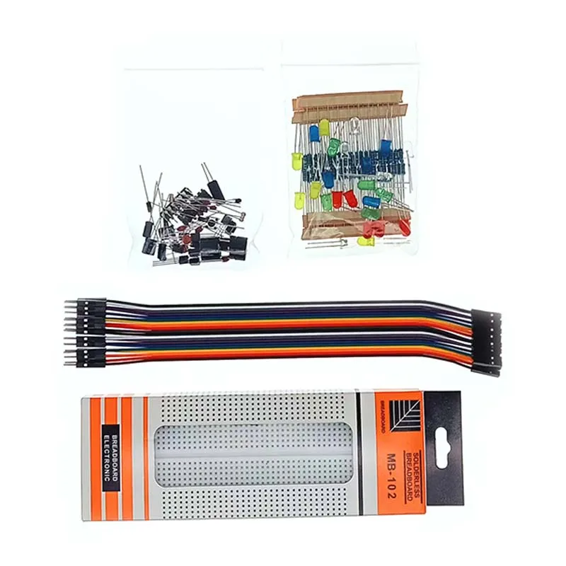 Kit di apprendimento completo per progetti Arduino R3 / Arduino IDE STEM con cavo servo Starter Kit elettronico Scheda di sviluppo