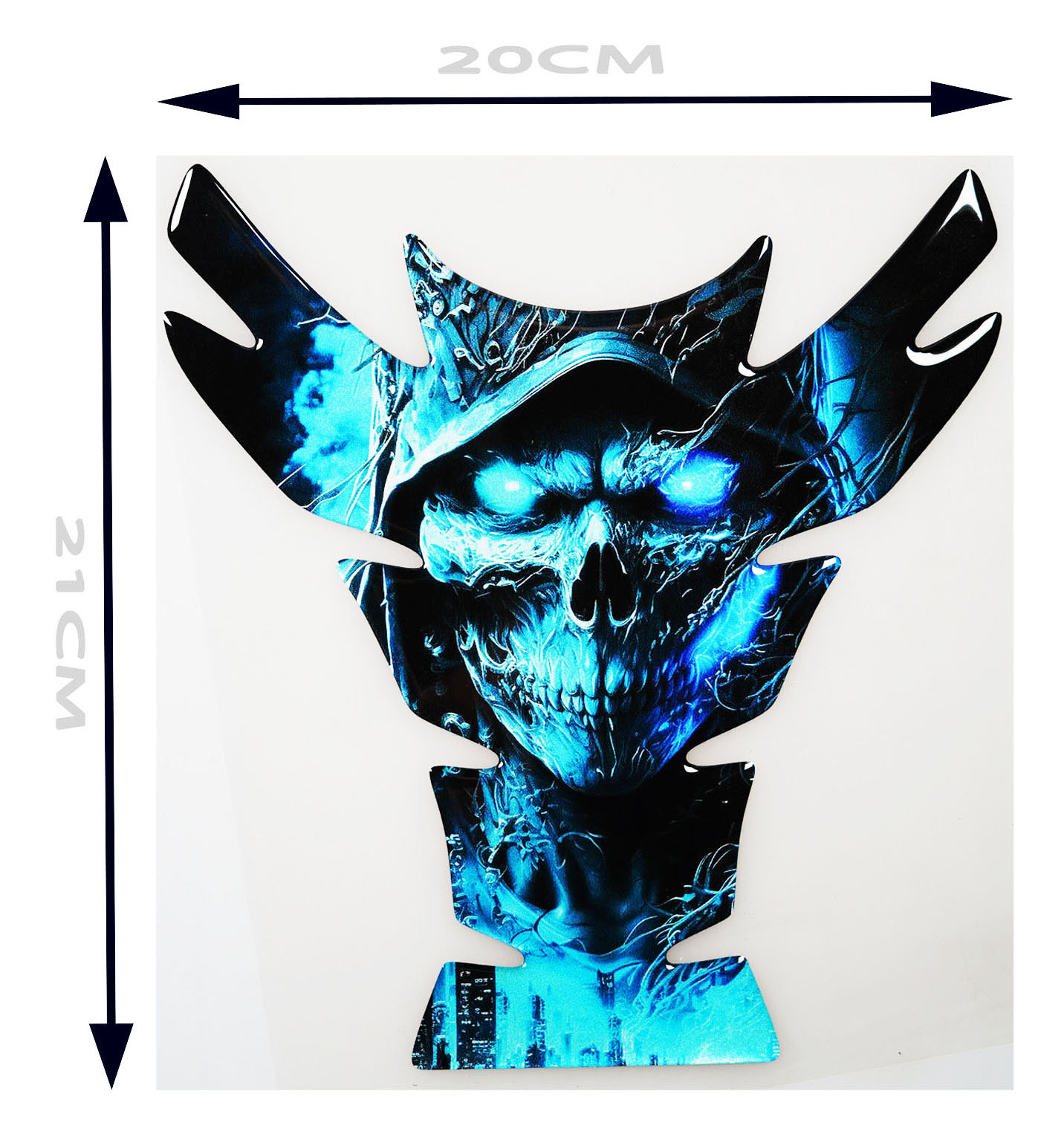 Tankpad Universal para motocicleta, almohadilla de tanque, pegatinas de almohadilla de tanque 3D, Protector de Gas y aceite, protector de tanque para SUZUKI YAMAHA llavero gratis