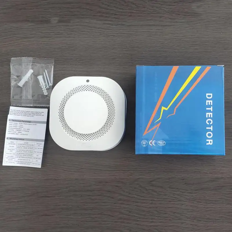 투야 연기 감지기 알람, 와이파이 스마트 화재 방지, 90dB 연기 경보 센서, 홈 보안 시스템, 투야 스마트 리튬과 작동