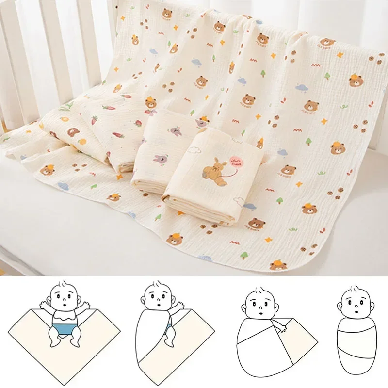 80x80cm bebê receber cobertor para recém-nascido algodão musselina swaddle cobertor cama infantil toalha de banho itens do bebê mãe crianças