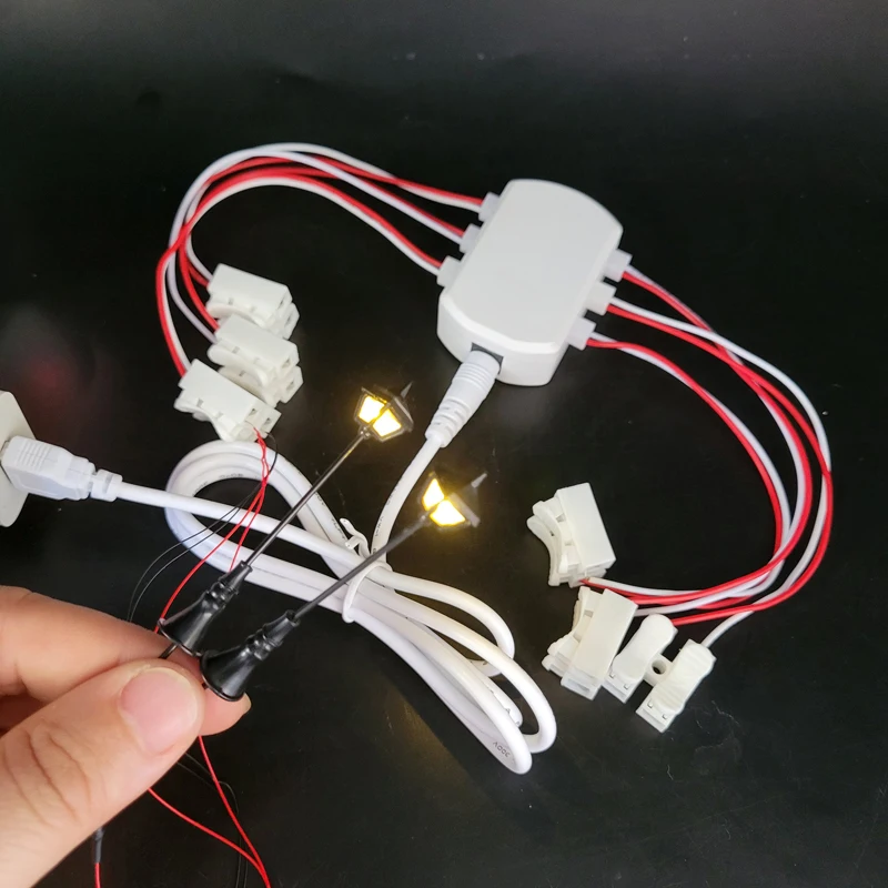 USB 5V AC/DC Adapter Cấp Nguồn Với 6/12 Cổng Đầu Ra Đường Sắt Bố Cục/Đường Sắt Bố Cục/Xe Lửa cách Bố Trí/Đèn Bố Trí Chiếc Lược Ngà
