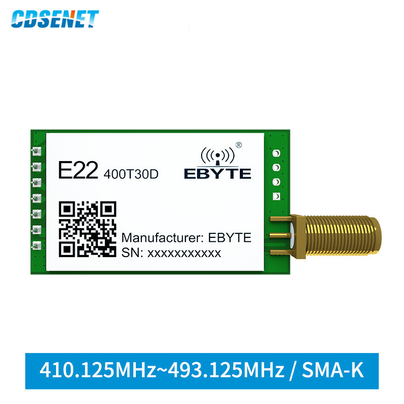 LoRa Wireless Modul 433 MHz 470 MHz 490 MHz CDSENET E22-400T30D 30 dBm 10 km UART RF Chip Transceiver Empfänger Sender