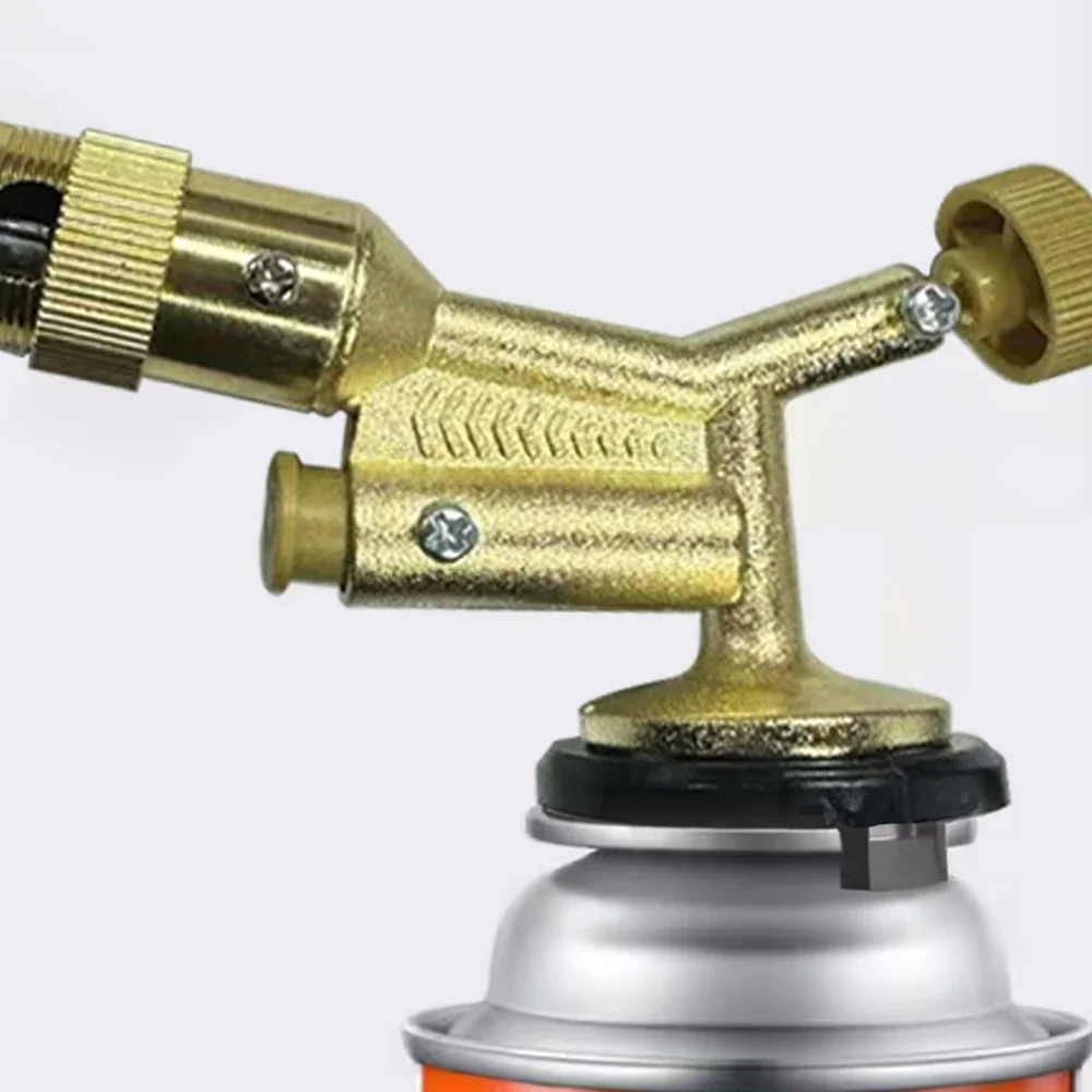 High Temperature Brass Copper Welding Torch Gas Burner Flame Gun for Brazing Solder Propane Plumbing - Home Improvement Tool