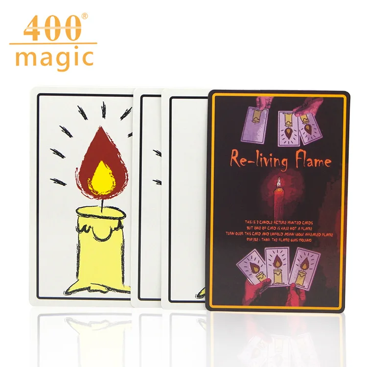 1 Set Relighting Candles Magic Cards Magic Tricks Magic Props Amazing New Magic Toy Funny Toys