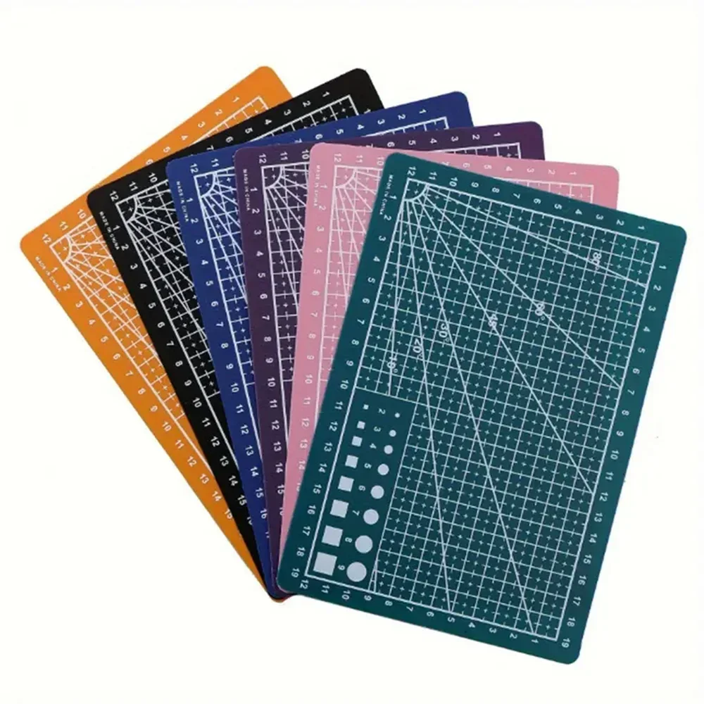 A4/A5 Self-Healing Cutting Mat 1-Pack - Double-Sided Plastic Craft Board with Grid for Sewing, Scrapbooking & Fabric