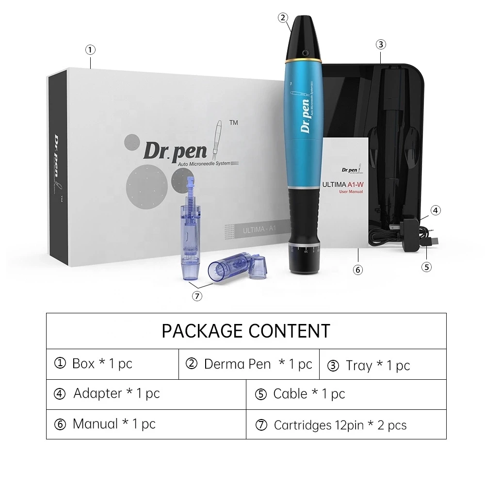 Dr.pen A1 ダーマペン マイクロニードル ワイヤレス/有線メソセラピー MTS タトゥー PMU デバイス電気ダーマ スタンプ Ultima-A1 スキンケア