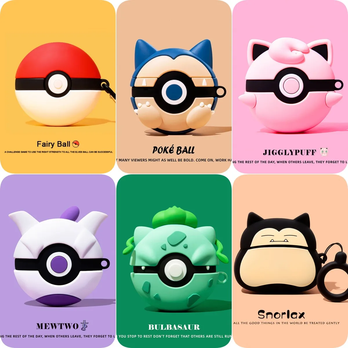 Funda de silicona suave para Airpods Pro 2, bonita funda de Anime de dibujos animados en 3D para Airpods Pro, niños