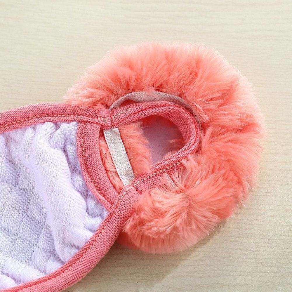 แฟชั่นฤดูหนาว WARM 2 in 1 หน้ากาก Earmuffs Thicken Plush เย็นปาก Breathable ป้องกันฝุ่นหูอุ่นผู้หญิงหญิง