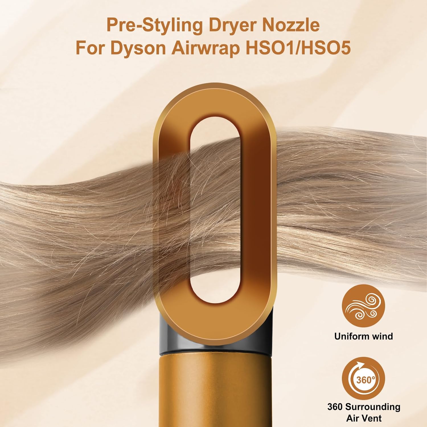 Haar Styler Curler Modellering Nozzle Voor Dyson Airwrap HS01 HS05 SenCiciMen X9 Föhn Pre-Styling Nozzle Accessoires onderdelen