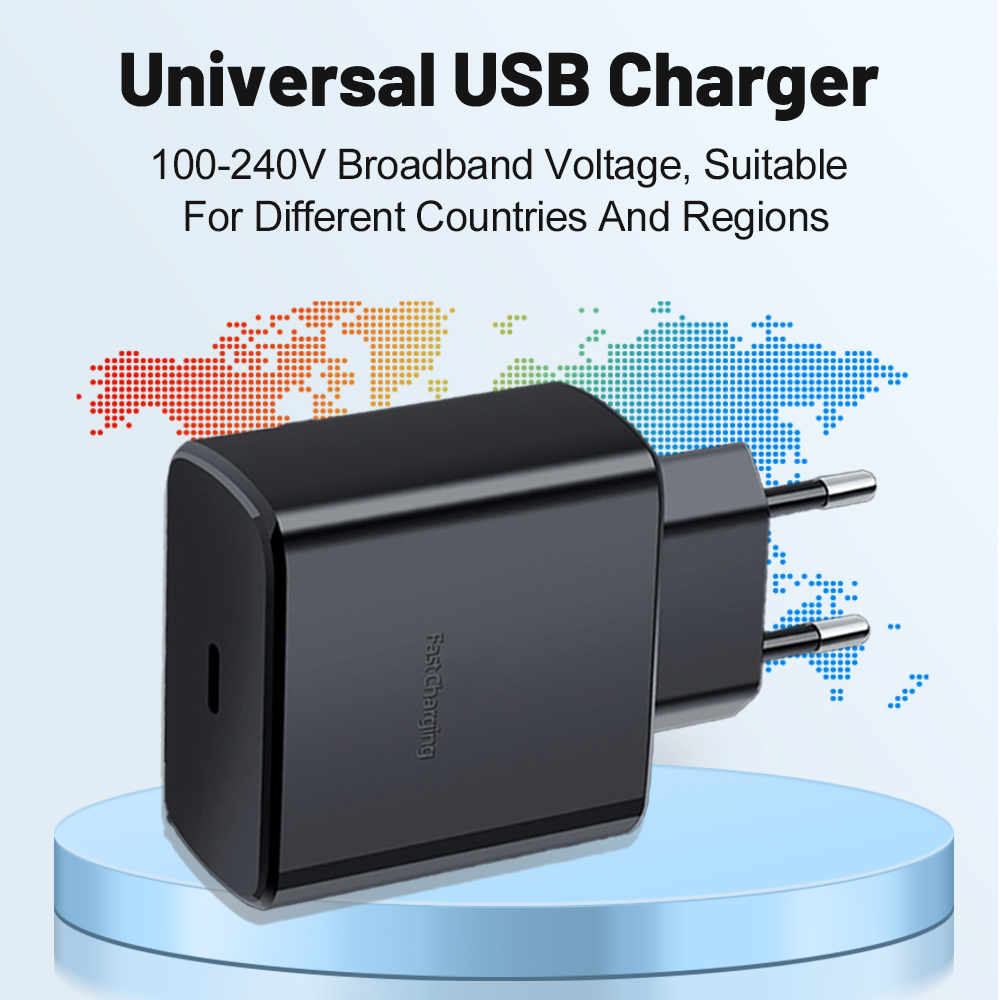 45W Schnellladung für Samsung USB C Ladegerät PD Quick Charge 3.0 Wandladung für Galaxy Plus USB Typ C Kabel Telefonzubehör