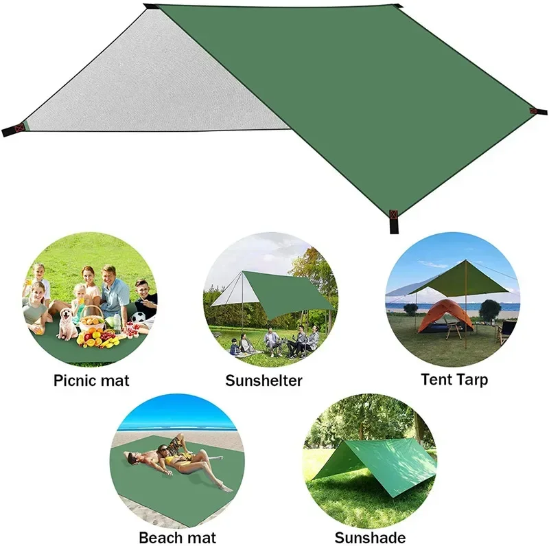 Camping Hammocks and Accessories Including Hammock with Mesh Rain Fly Tarp Tree Straps for Outdoor Use Hiking Backpacking Travel