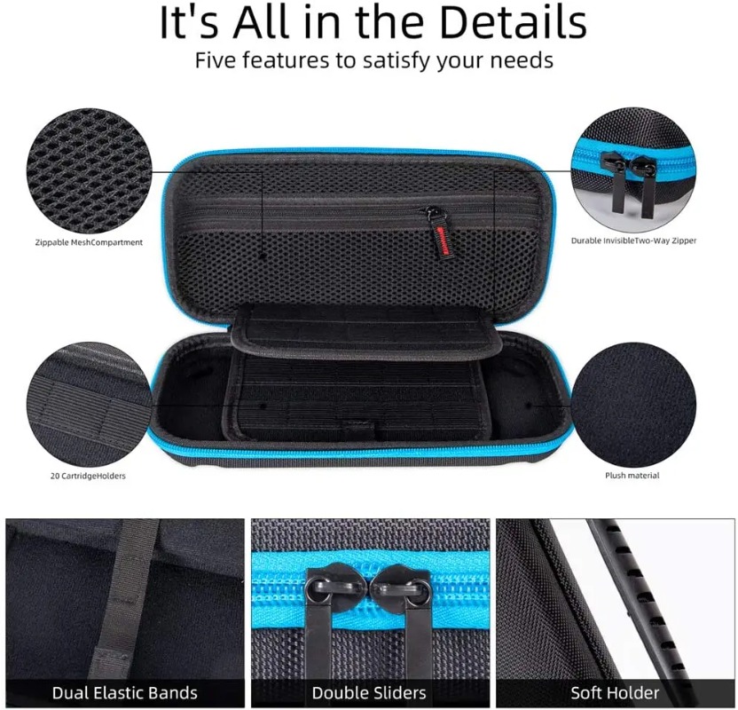 Novo saco de armazenamento para nintend switch nintendos console portátil bolsa de transporte para nintend switch oled lite acessórios do jogo