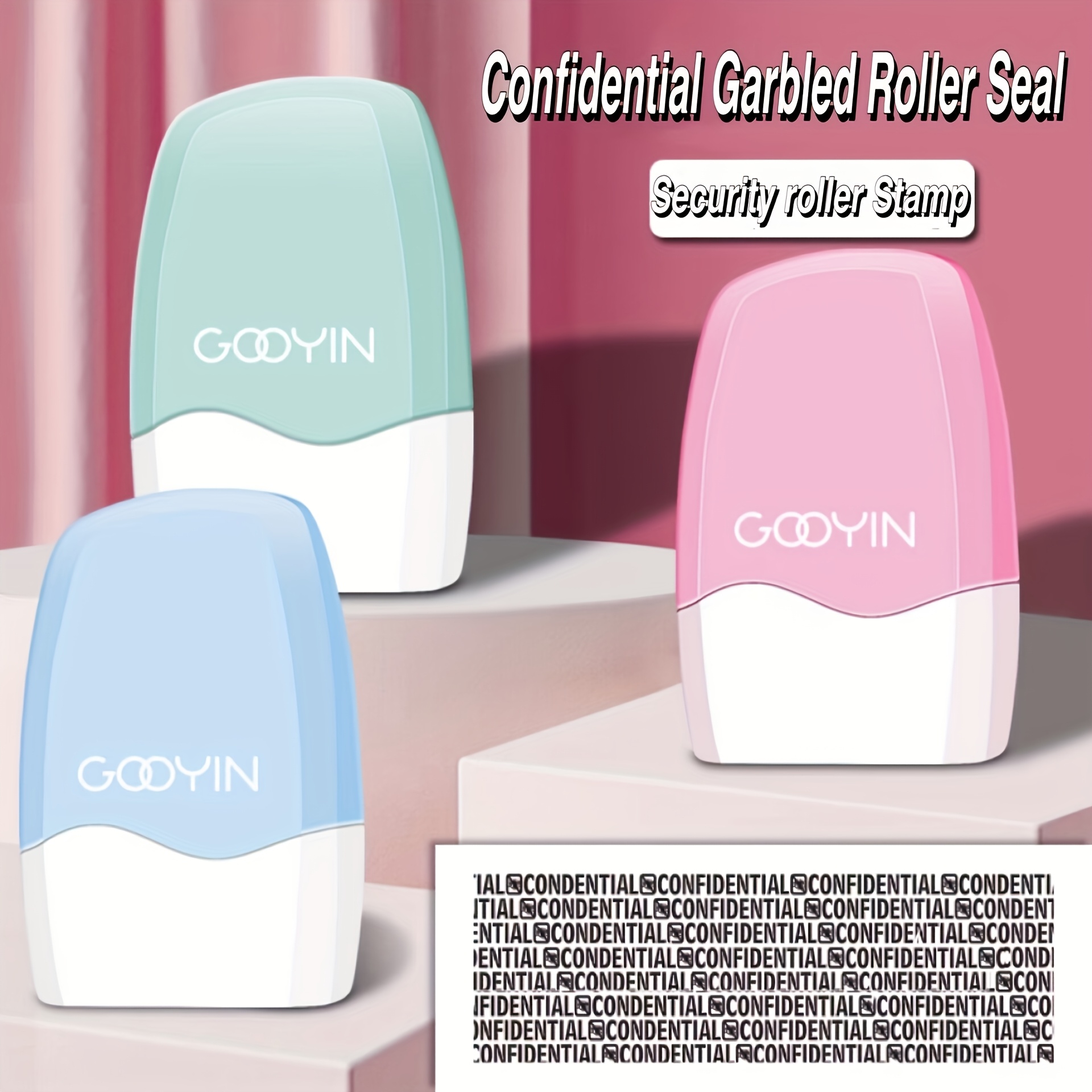 Datenschutzsiegel – multifunktionale Rollen, geeignet für Dokumente, Rechnungen, Finanzinformationen, eine Rolle, sichere Versiegelungen