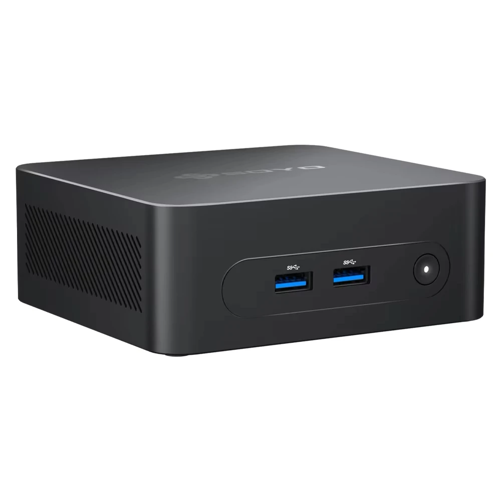 Soyo m2 plus 2 mini pc windows 11 pro intel n100 cpu 16gb ddr4 512gb ssd hdmix2 4k @ 60hz wifi 5 bt 5,0 tragbarer computer