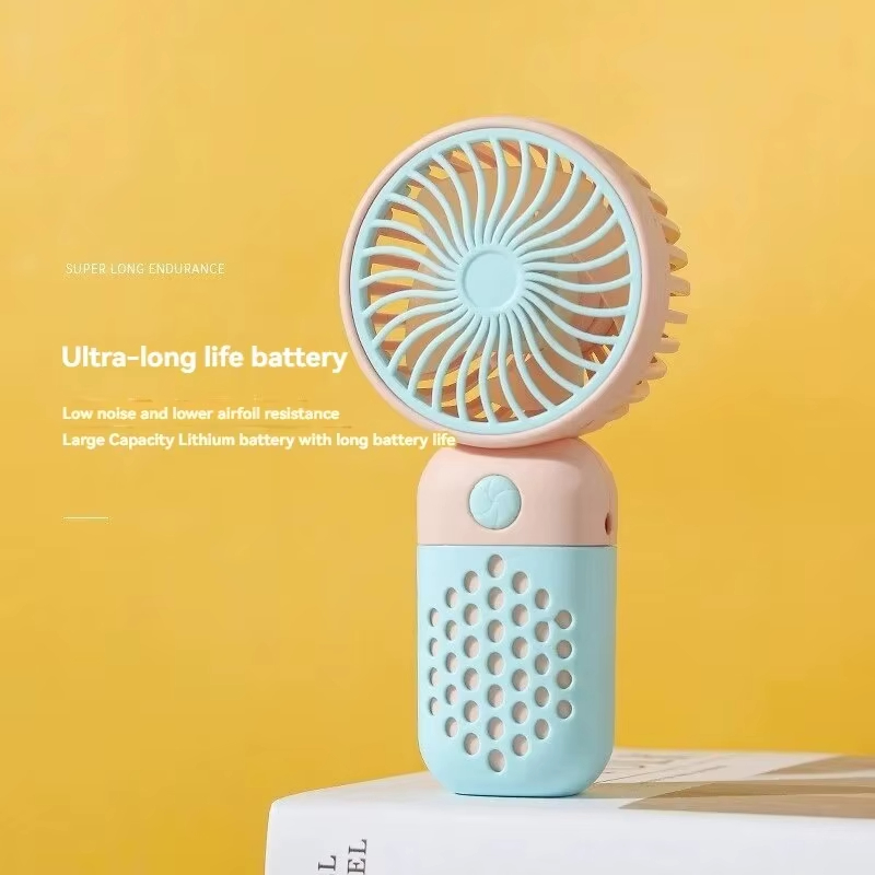 XIAOTREE Mini Handheld Small Fan Portable Portable Silent Office Desk Student On Dormitory Charging Outdoor Hand Holding Fan