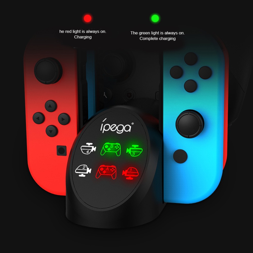 Nintendo Switch Stand Charging Docking Station, Game Pad, Console Suporte Controle, Controlador, Acessório Base, Base, Nintendo Switch