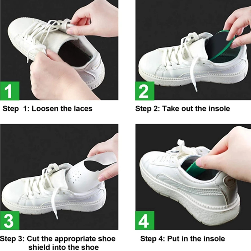 Shoe Protector Shield Sneakers Shoes Accesories Shoe Crease Protector Toe Cap Support Shoe Protector Stretcher Head Shield